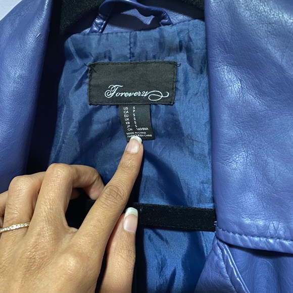 Faux Leather Jacket - Picture 2 of 4